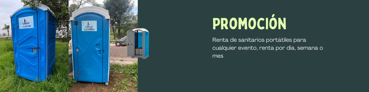 Renta de Sanitarios Portátiles en Cajititlán 
